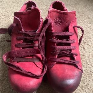 Pupicei Romanian Made Red Shoes Size 37